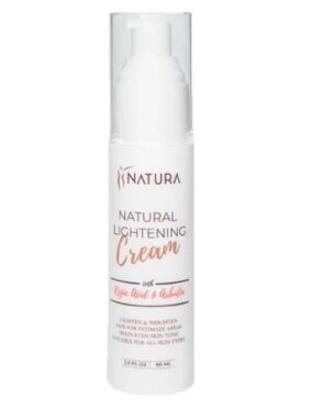 Natura Natural Brightening Dark Spots Cream Scars Pigment 2.0 Oz Kojic Acid New.